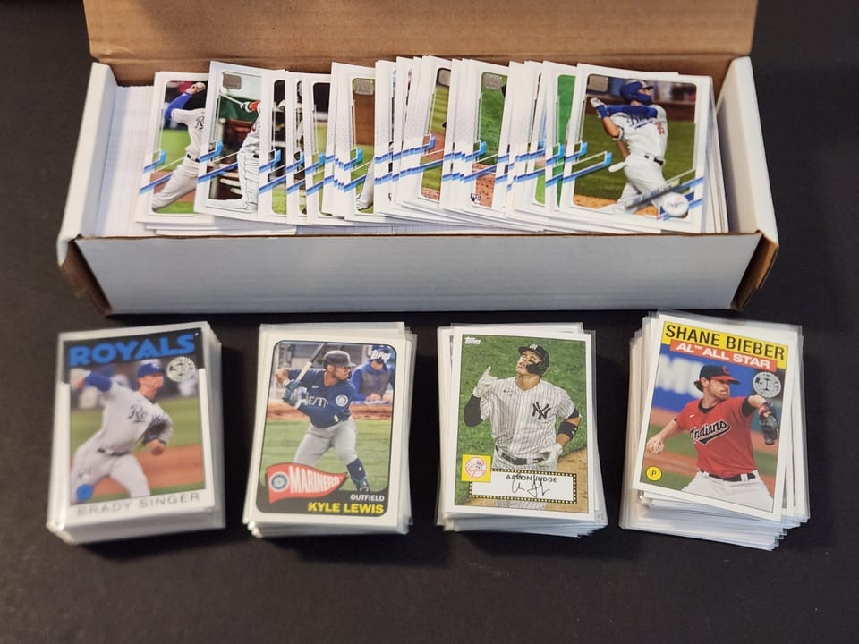 1952 Topps Complete Set card