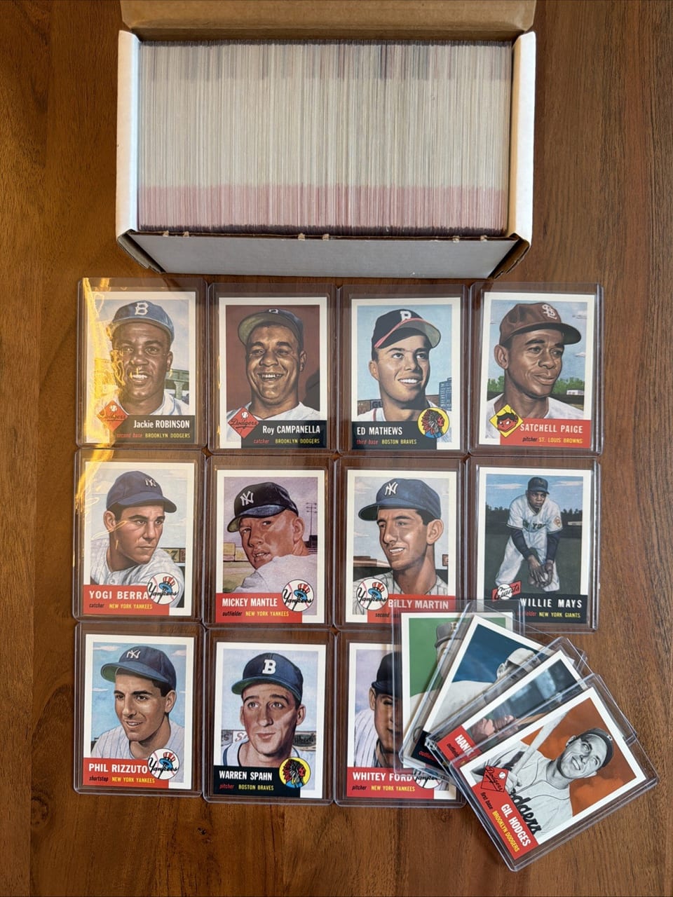 1953 Topps Complete Set card