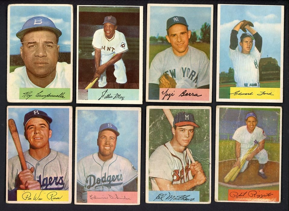 1954 Bowman Complete Set card