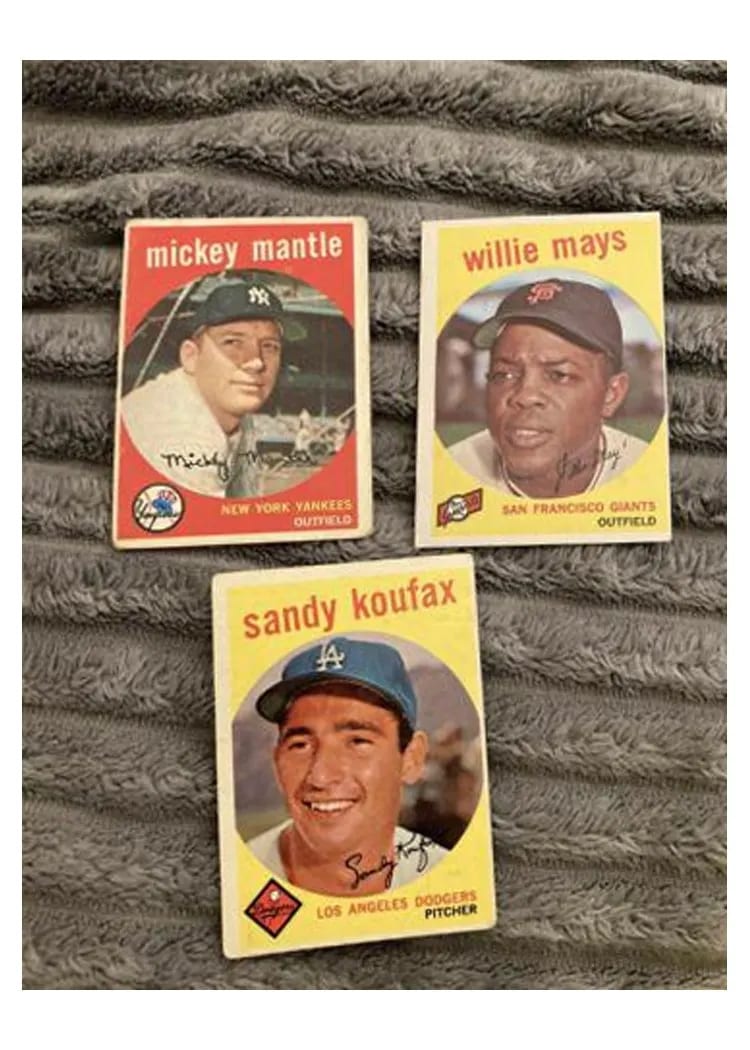 1959 Topps Complete Set card
