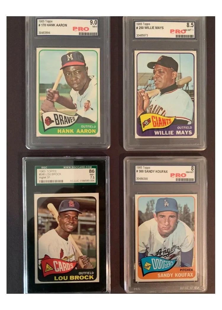 1965 Topps Complete Set card