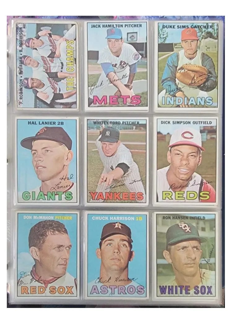1967 Topps Complete Set card