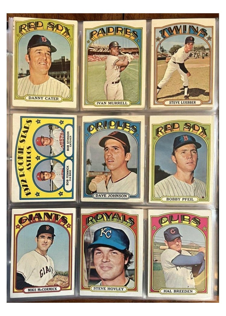 1972 Topps Complete Set card