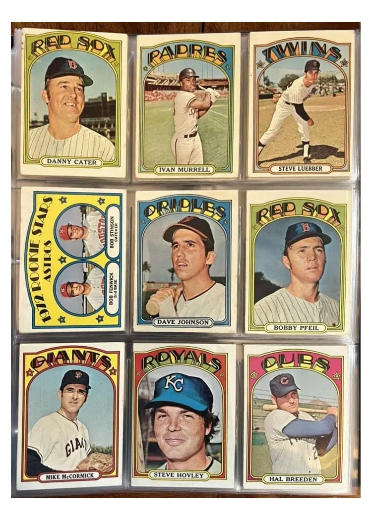 1972 Topps Complete Set card