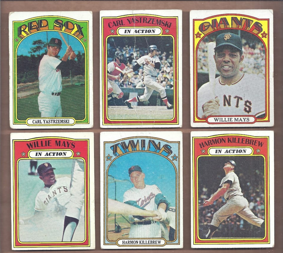 1972 Topps Complete Set card