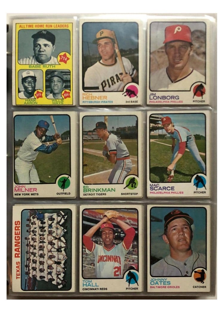 1973 Topps Complete Set card