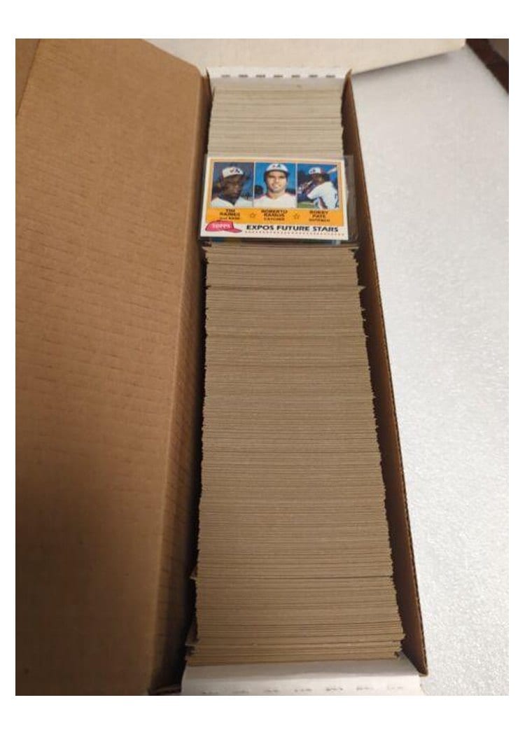 1981 Topps Complete Set card