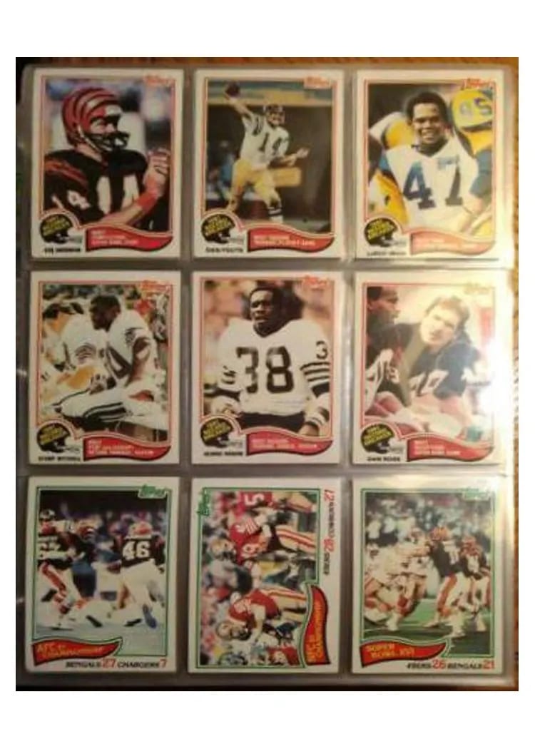 1982 Topps Complete Set card