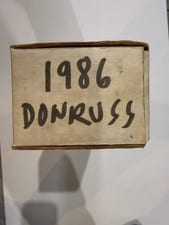 1986 Donruss Complete Set card