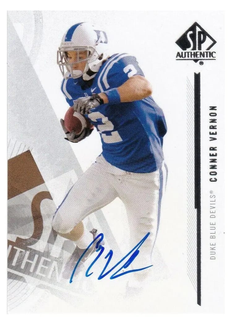 2013 SP Authentic Conner Vernon #41 card