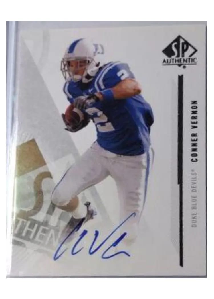 2013 SP Authentic Conner Vernon #41 card