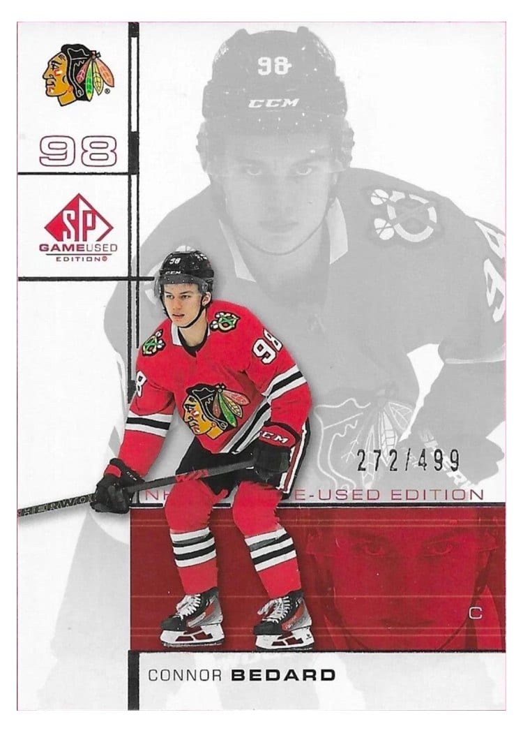 2023-24 SP Game Used 2001 Retro Rookie Crossover Connor Bedard #RC-7 card