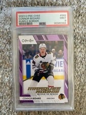 2023 O-Pee-Chee Connor Bedard Purple Border #582 card