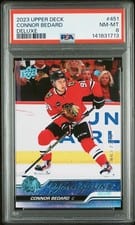 2023 Upper Deck Connor Bedard Deluxe #451 card