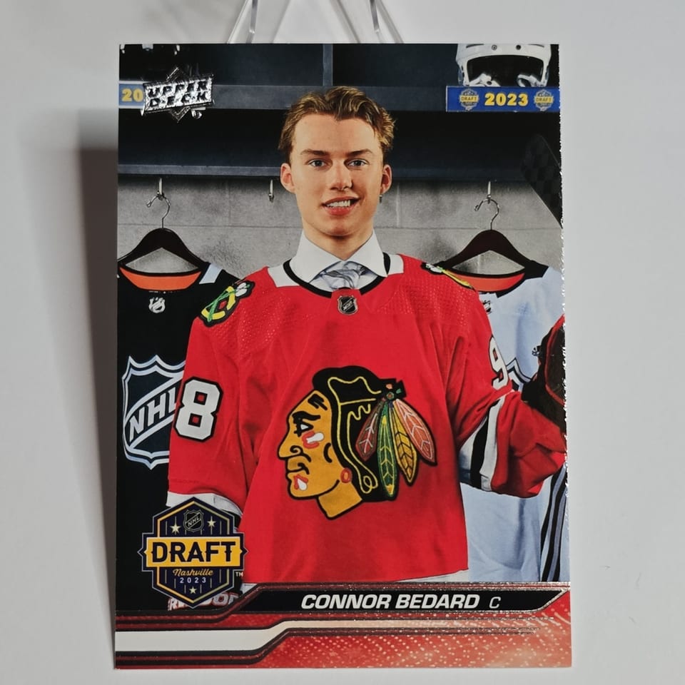 2023 Upper Deck Connor Bedard #740 card