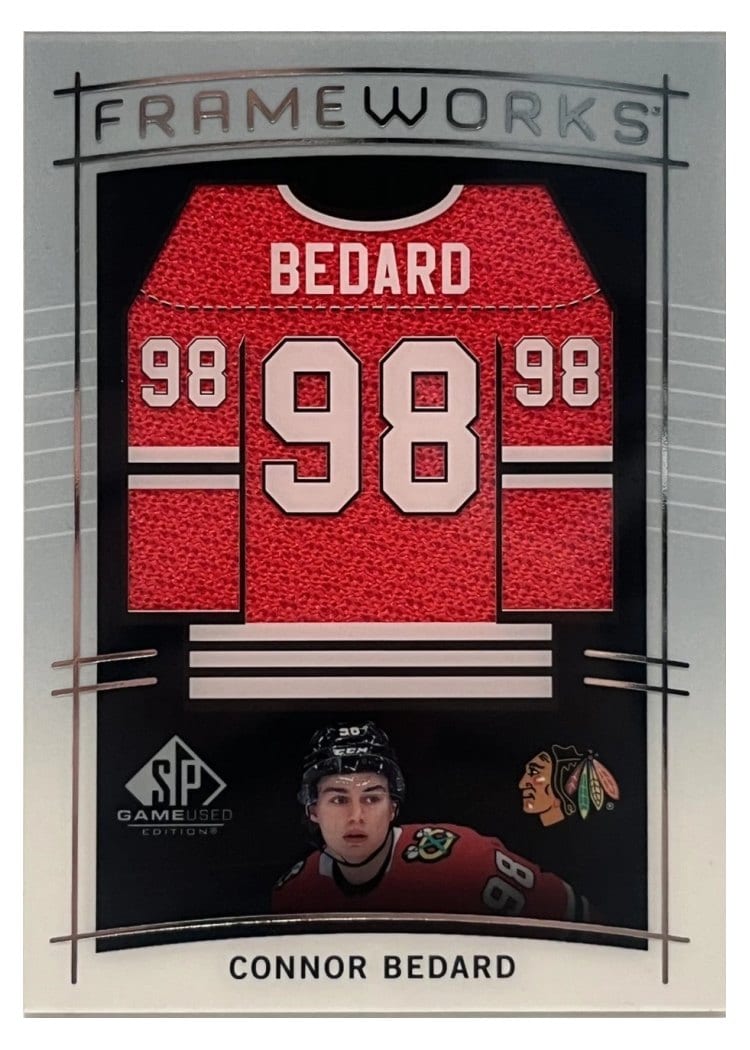 2024-25 SP Game Used Frameworks Connor Bedard #F-CB card