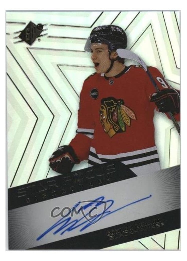 2024-25 SPx Star Focus Signatures Connor Bedard #SF-CB card