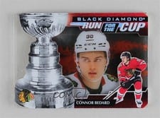 2024-25 Upper Deck Black Diamond Run for the Cup Connor Bedard #RUN-CB card