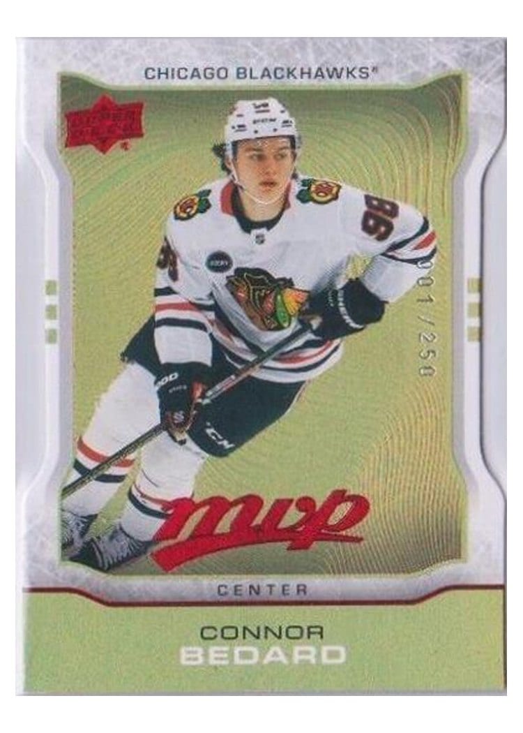 2024-25 Upper Deck MVP 2014-15 10th Anniversary Colors & Contours Connor Bedard #MR-12 card