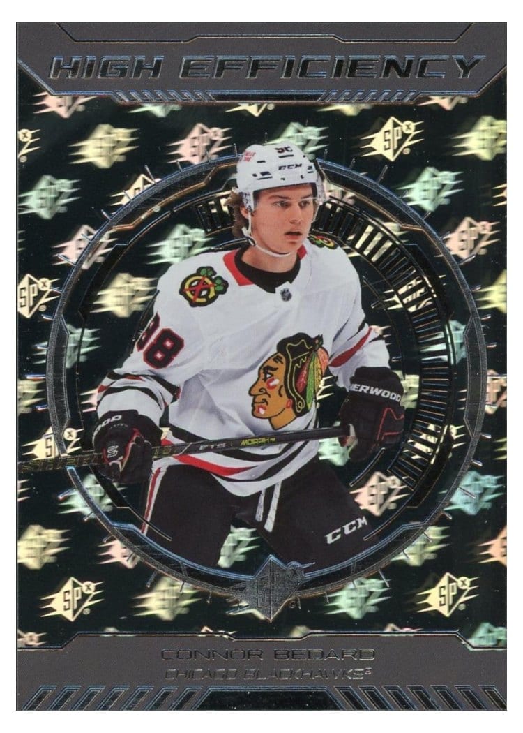 2025-26 SPx High Efficiency Connor Bedard #HE-17 card