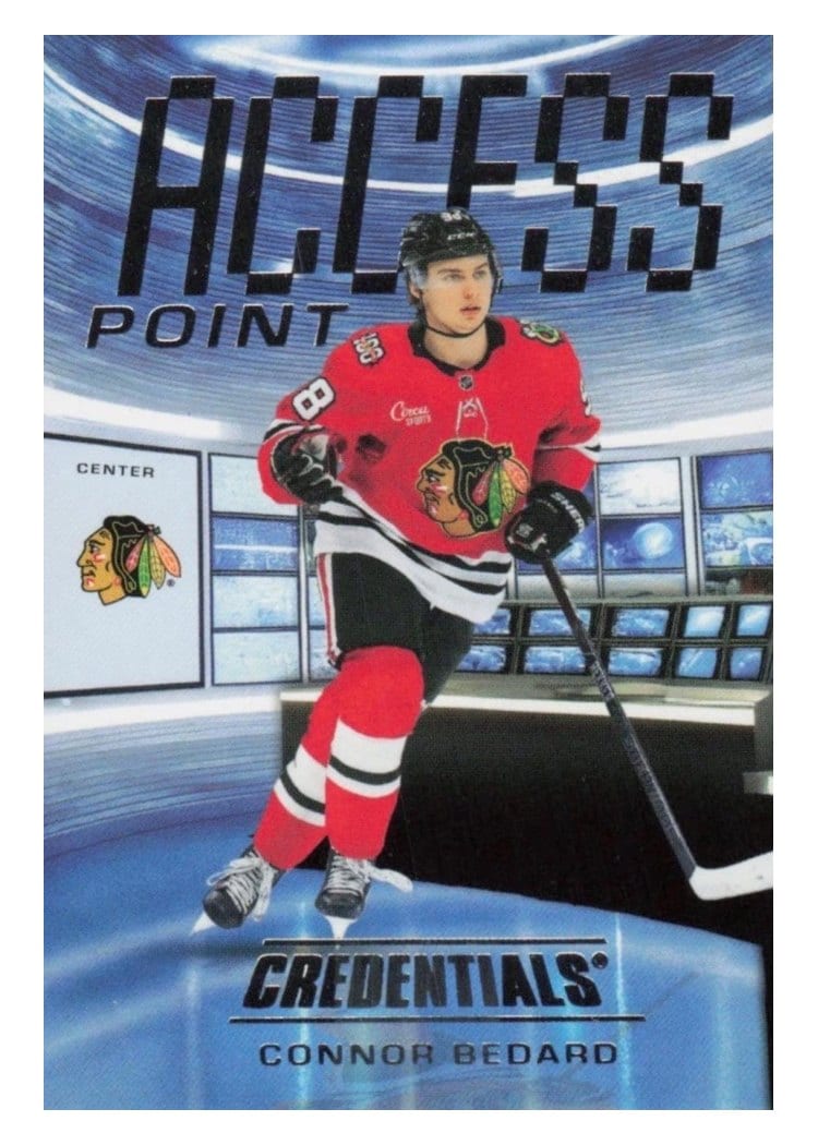 2025-26 Upper Deck Credentials Access Point Connor Bedard #AP-9 card
