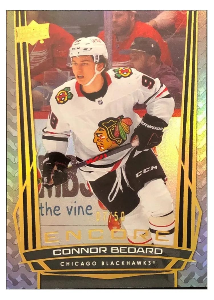 2025 Upper Deck Encore Connor Bedard #E-24 card