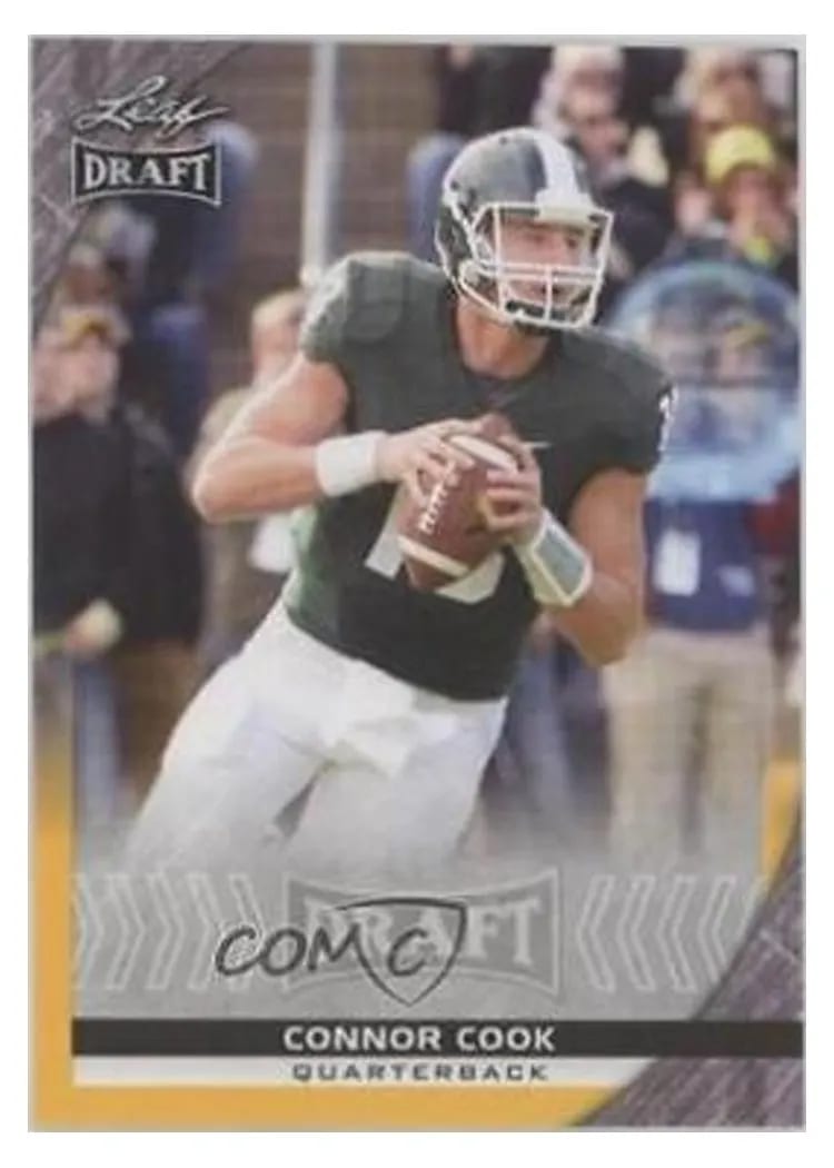 2016 Leaf Draft Connor Cook Gold #17 card