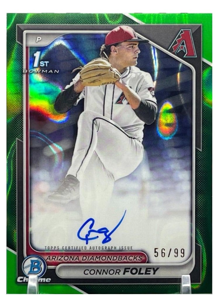 2024 Bowman Draft Chrome Prospect Autographs Connor Foley #CPA-CF card