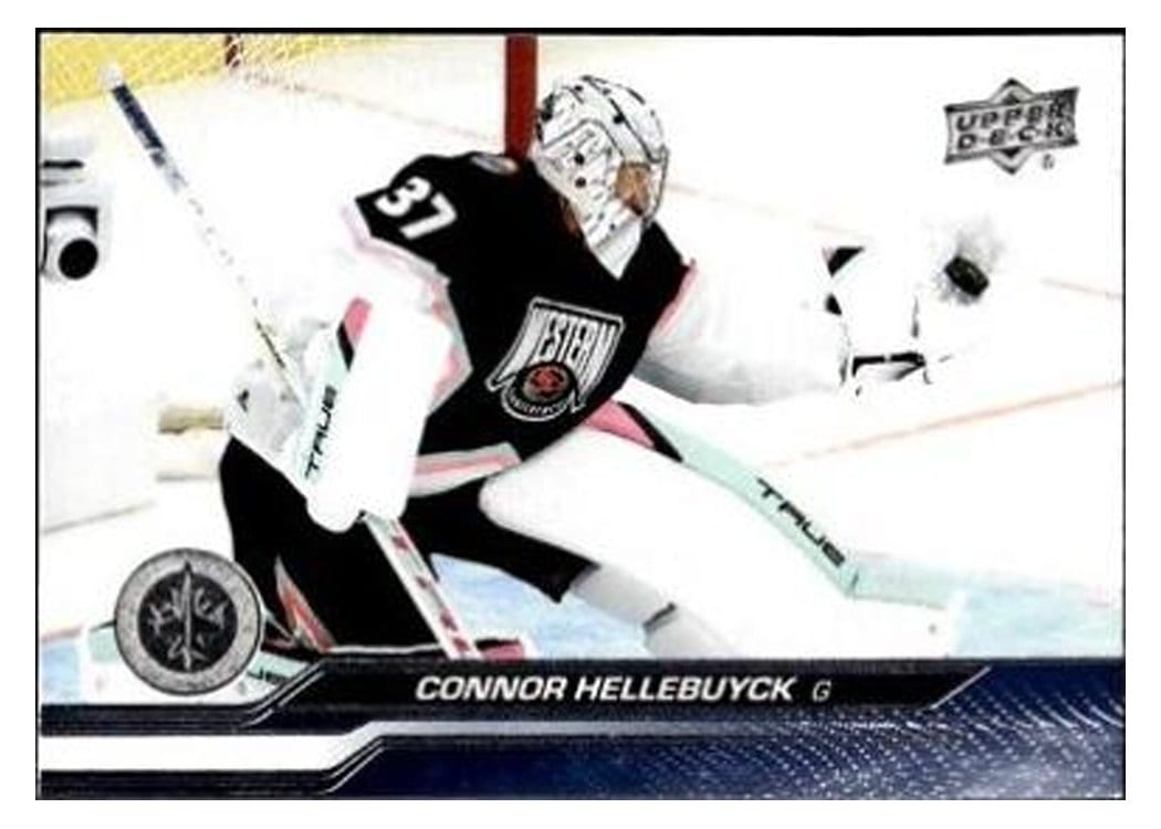 2023-24 Upper Deck Base Set Connor Hellebuyck #675 card