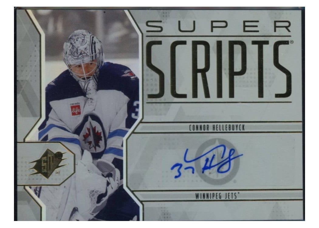 2025-26 SPx SuperScripts Connor Hellebuyck #SS-CH
