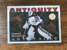 2025-26 Upper Deck Artifacts Antiquity Connor Hellebuyck #AT-14 card