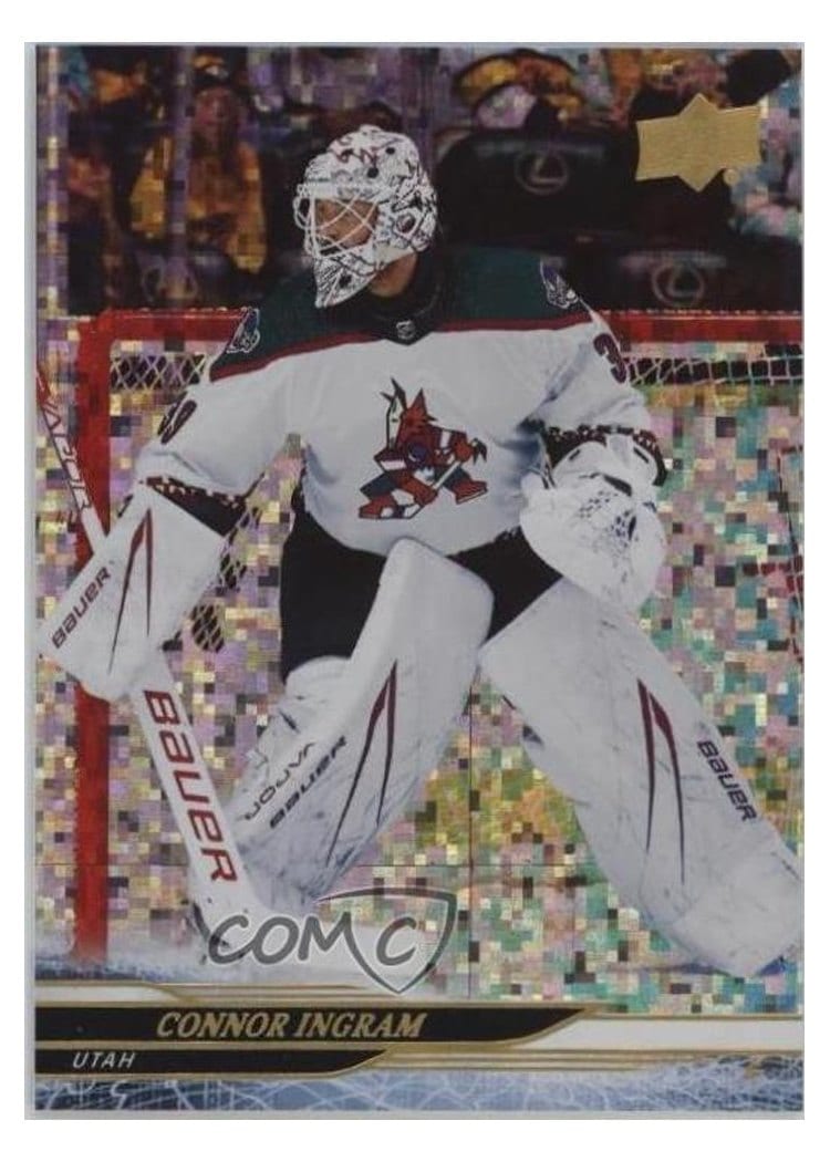 2024-25 Upper Deck Base Set Connor Ingram Speckled Rainbow #14 card