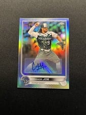2022 Topps Chrome Update Autograph Connor Joe #AC-CJ card
