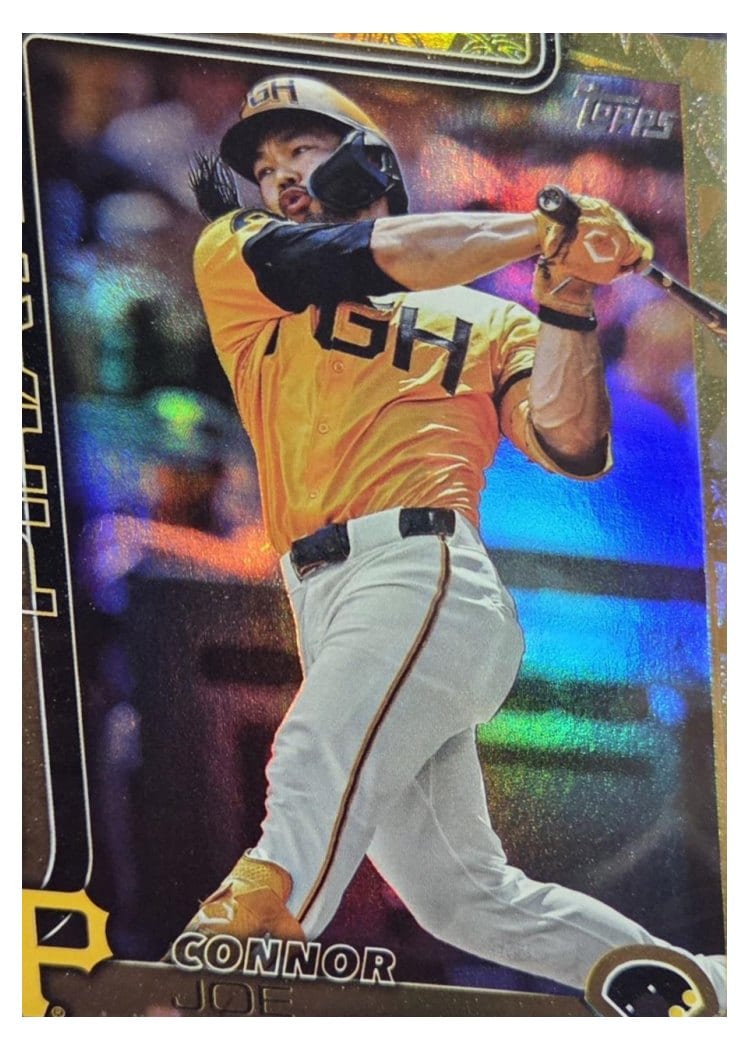 2025 Topps Base Set Connor Joe Spring Training Gold #168 card