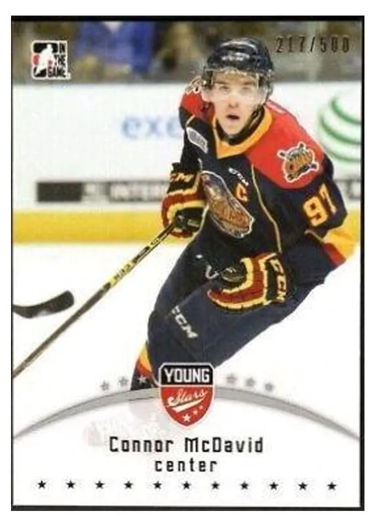 2014 Itg Chl Draft Connor McDavid #21 card