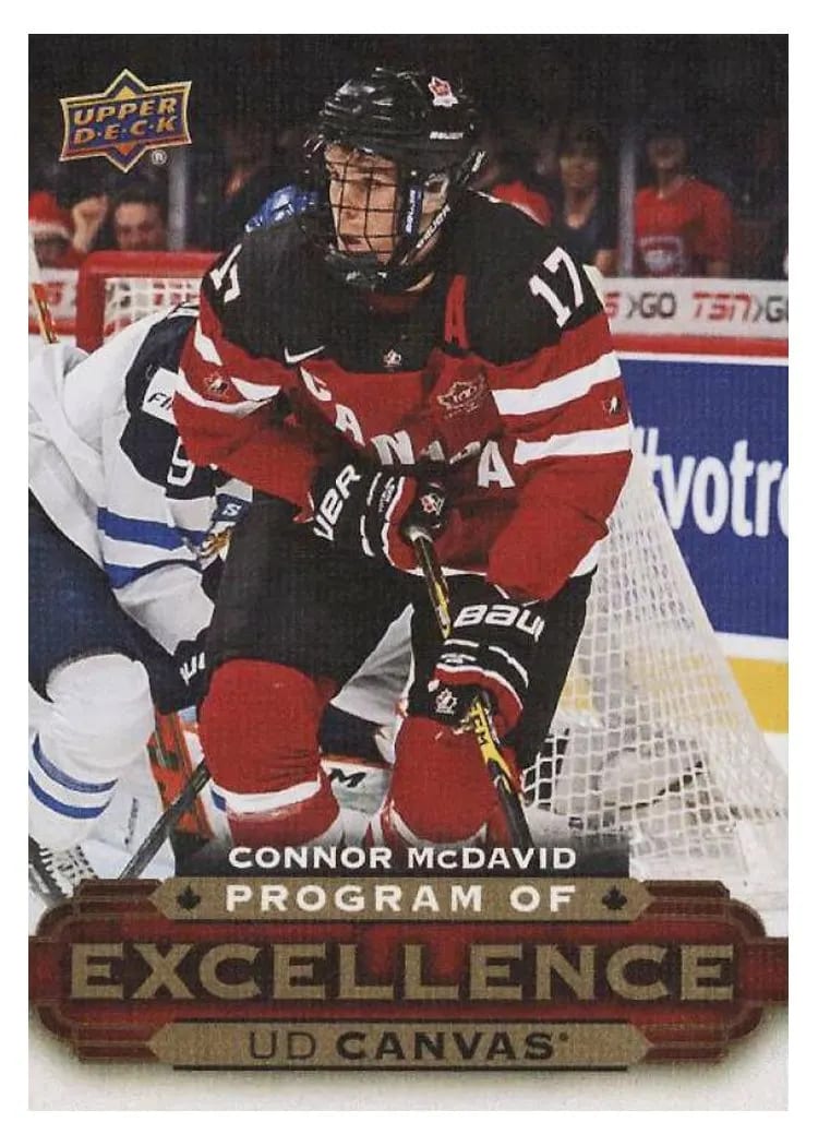 2015 Upper Deck Canvas Connor McDavid #C270 card
