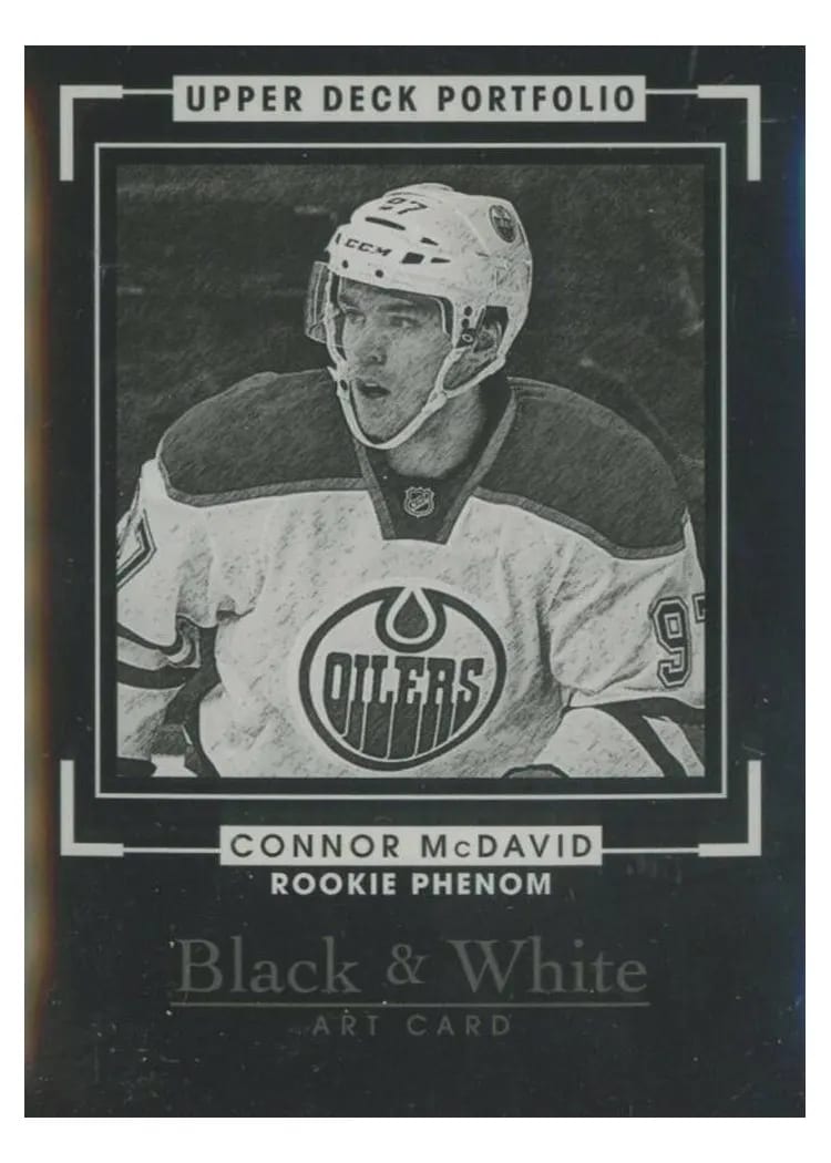 2015 Upper Deck Portfolio Connor McDavid #340 card