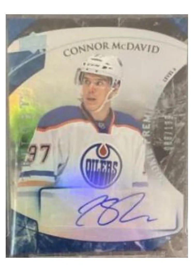 2015 Upper Deck Trilogy Connor McDavid #134 card