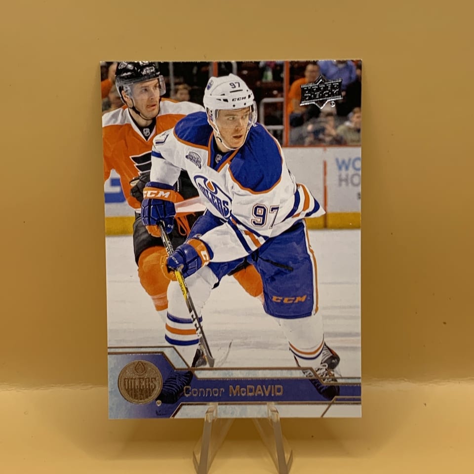 2016 Upper Deck Connor McDavid #75 card
