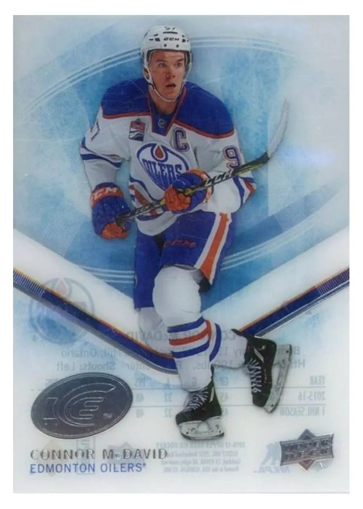 2016 Upper Deck Ice Connor McDavid #100 card