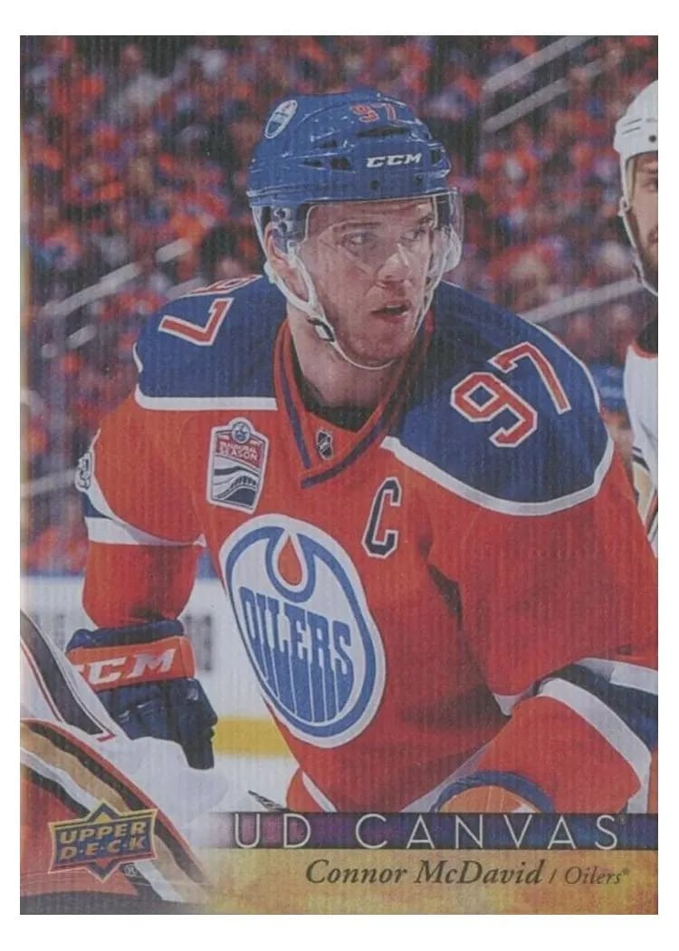 2017 Upper Deck Canvas Connor McDavid #C33 card