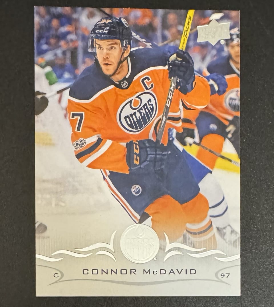 2018 Upper Deck Connor McDavid #75 card