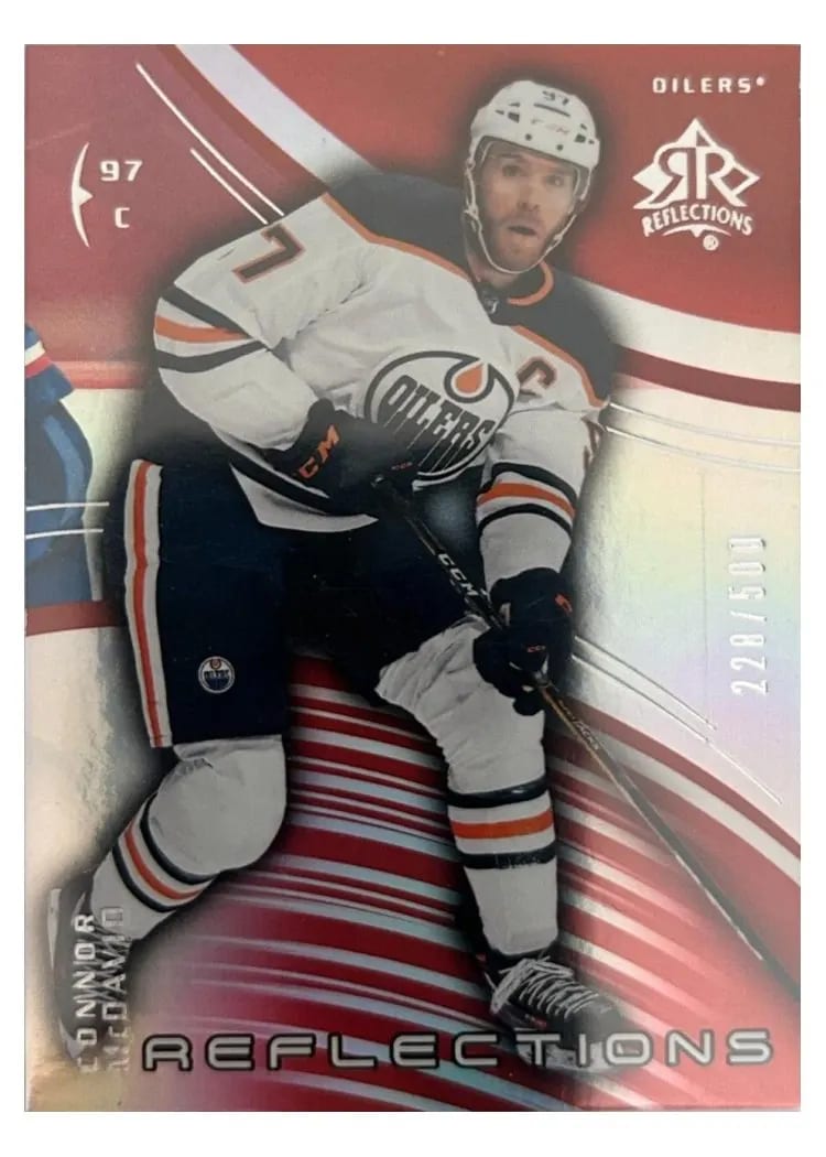 2020 Upper Deck Triple Dimensions Reflections Connor McDavid #17 card