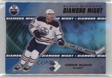 2021-22 Upper Deck Black Diamond Diamond Might Connor McDavid #DM-CM card