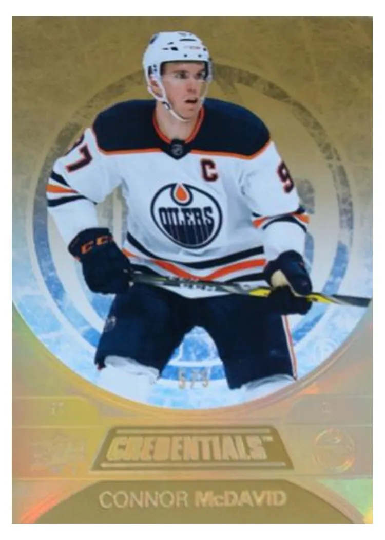 2021-22 Upper Deck Credentials Base Set Connor McDavid #1 card