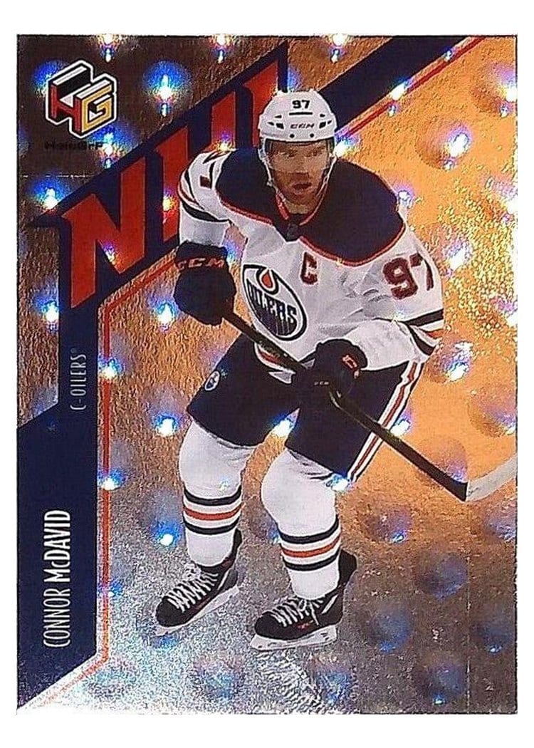 2021-22 Upper Deck HoloGrFx NHL Connor McDavid #NHL-1 card