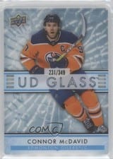 2021-22 Upper Deck Ovation UD Glass Stars Achievement Connor McDavid #GS-30 card