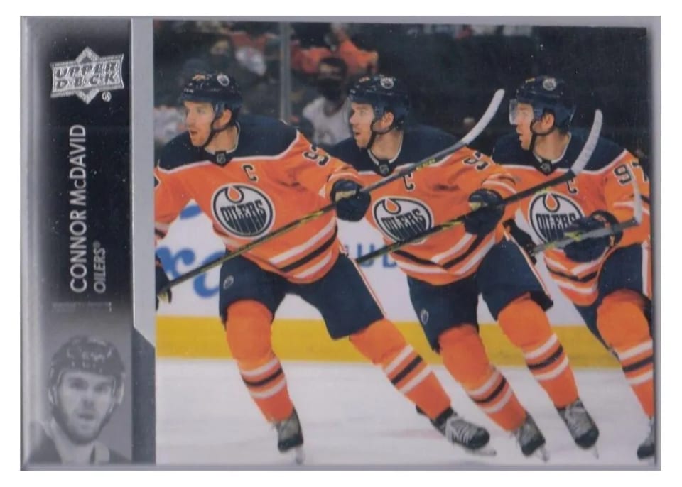 2021 Upper Deck Connor McDavid #73 card