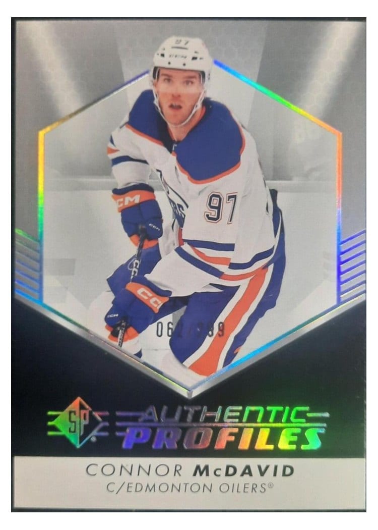 2022 SP Authentic Profiles Connor McDavid #AP-1 card