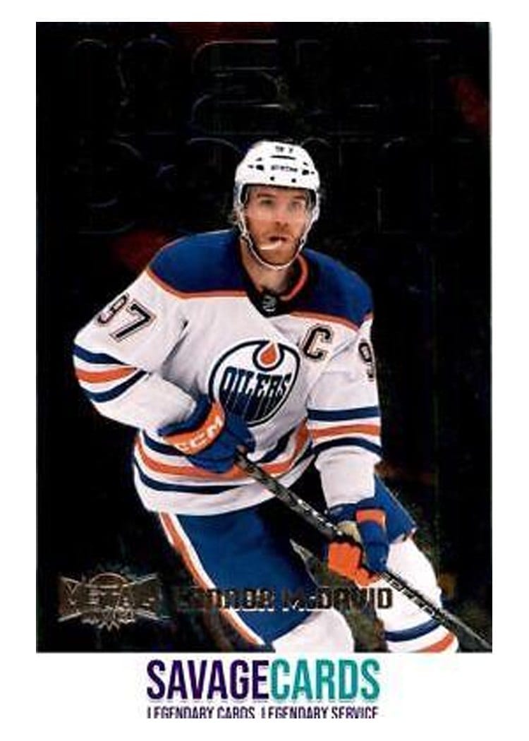 2023-24 SkyBox Metal Universe Meltdown Connor McDavid #M25 card